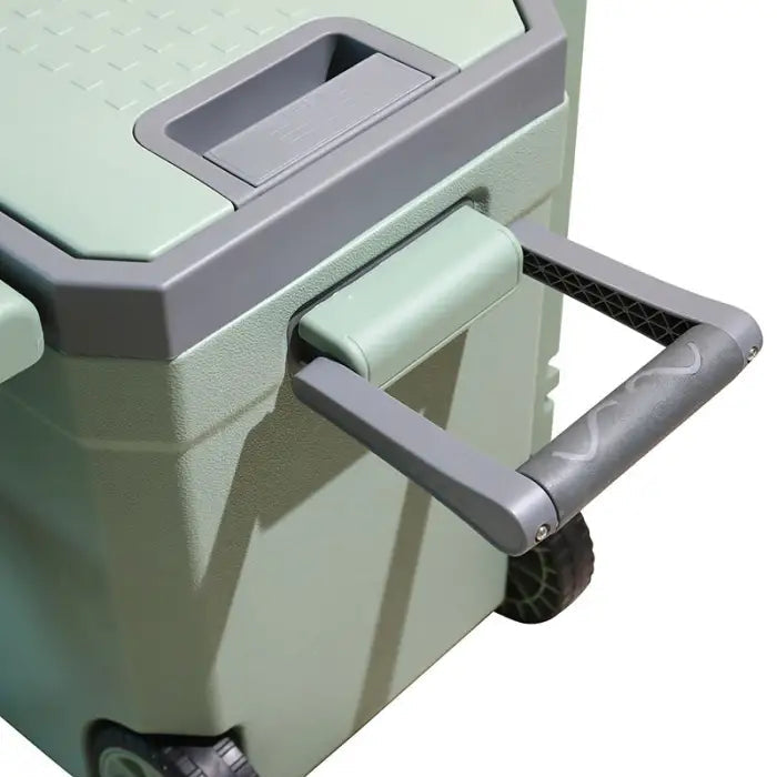 28L Convertible Cooler Box Folding Picnic Table & Chair Set with Wheels