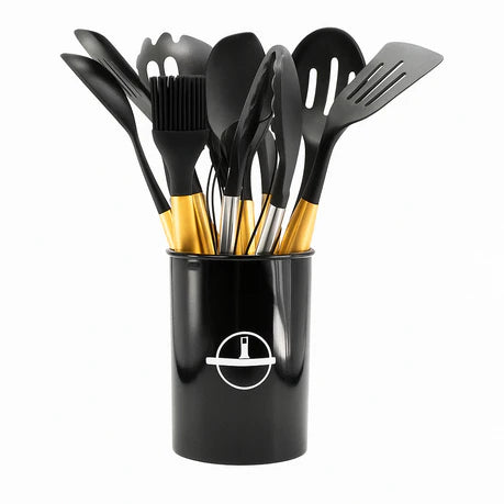 Iron cast pots + Utensil and Canister Set combo