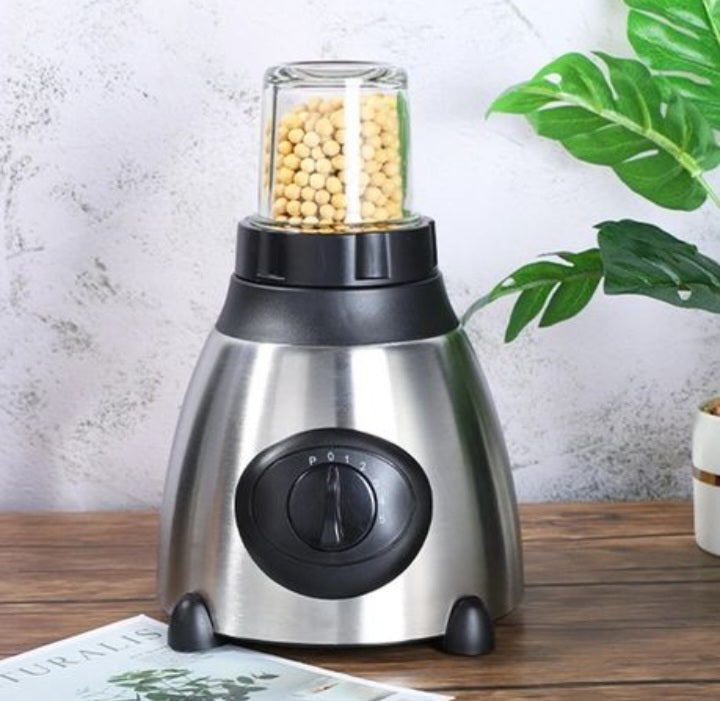 2in1 Portable Juicer & Blender With Glass Jar Ideal For Fruits & Smoothies