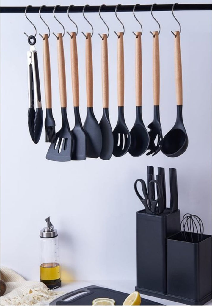 19-Piece Silicone Utensil Set