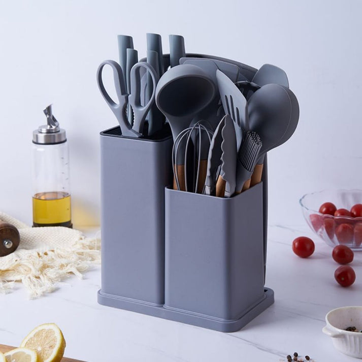 19-Piece Silicone Utensil Set