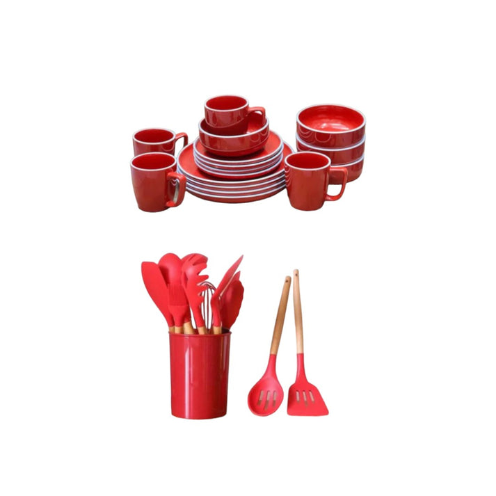 35 piece dinner set combo